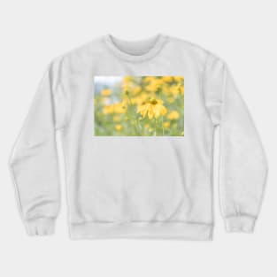 Yellow Coneflower Rudbeckia Lacinata Crewneck Sweatshirt